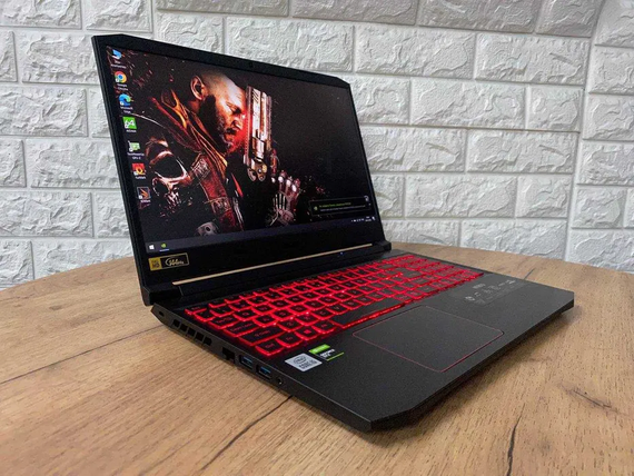 Ноутбук Acer Nitro AN515-55 15.6"FHD/IPS/144Hz/i5 10300H/8/SSD512/GTX1650-4Gb | Зображення 1