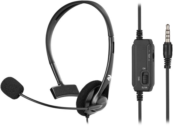 Гарнитура для ПК 2E CH11 Mono 3.5mm / 2*3.5mm (2E-CH11MJ)