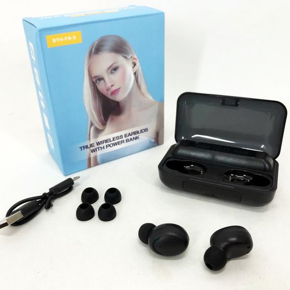 Сенсорні бездротові навушники True Wireless F9-5 TWS, Навушники накладні bluetooth Bluetooth RH-27 | Зображення 3