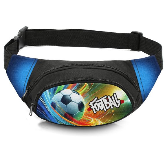 Сумка-бананка дитяча з принтом Футбол поясна сумка для хлопчика (4665)