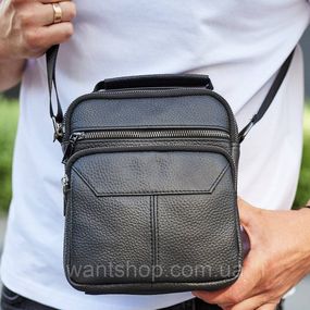 Чоловіча сумка-барсетка через плече шкіряна Tiding Bag TM-22792