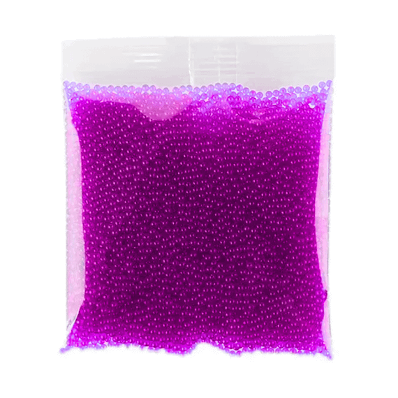 Гідрогелеві Кульки Орбізи Зростаючі у Воді  7-8 мм 10000 Штук Фіолетові