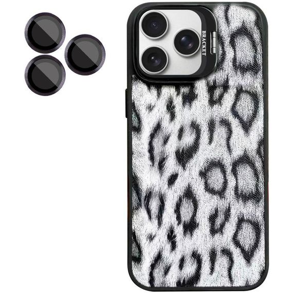 Чохол TPU+PC Wild Leopard with MagSafe and Lens для Apple iPhone 16 Pro (6.3") Black | Зображення 2