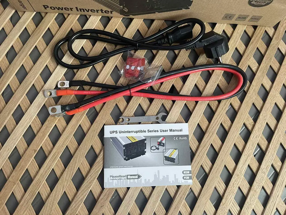 Чистый синусоидальный инвертор (12v 220v) преобразователь 2000 Вт с функцией зарядки АКБ UPS | Зображення 6