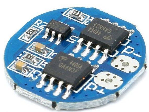 BMS 2S Контроллер заряда разряда (плата защиты) 5А 8.4V Li-Ion 18650