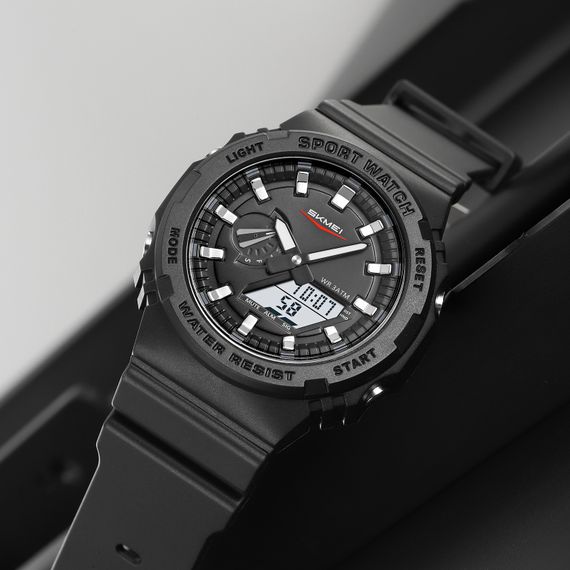 Спортивний чоловічий годинник Skmei 2351BKWT Black-White | Зображення 3