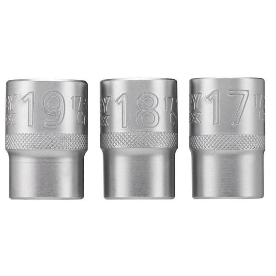 Набір торцевих головок 1/2 Maxi Drive, із шестигранним профілем, 3 шт: 17, 18, 19 мм STANLEY FMMT17094-0 | Зображення 5