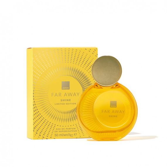 Парфумна вода Far Away Shine Avon — лімітований випуск у подарунковій упаковці 50 мл