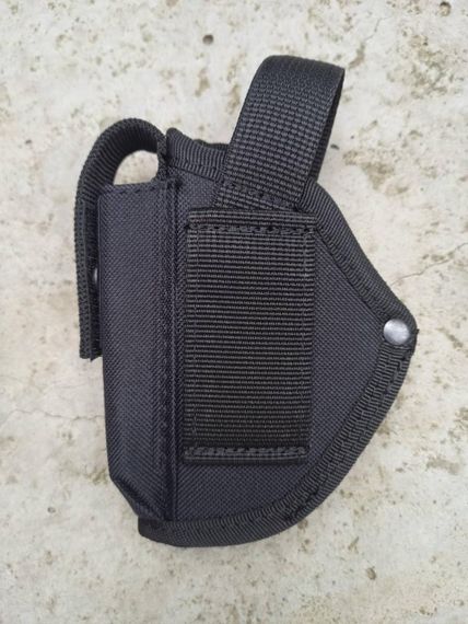 Тактична Кобура до пістолета ПМ поясна із чохлом під магазин oxford, чорна 11601-опт ms | Зображення 4