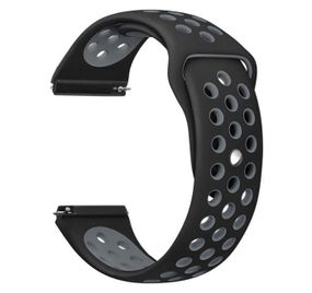 Спортивный ремешок Primo Perfor Sport для часов Motorola Moto 360 2nd gen (42 mm ) - Black&Grey