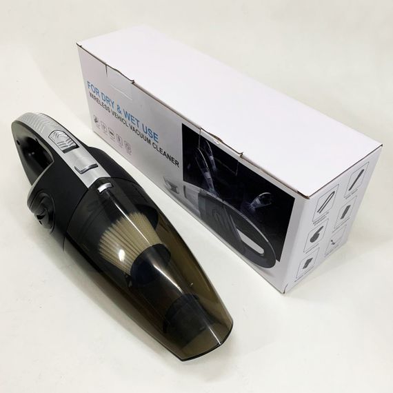 Потужний бездротовий пилосос автомобільний для сухого та вологого прибирання в машині та будинку +5 насадок | Зображення 5