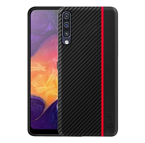 Чохол накладка Primo Cenmaso для Samsung Galaxy A50 2019 ( SM-A505 ) - Black&Red