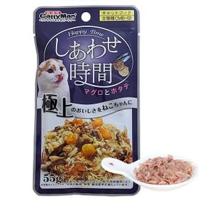 CattyMan Tuna Bonito Scallop кэттимен тунець макрель І морський гребінець в желе вологий корм для котів 55г