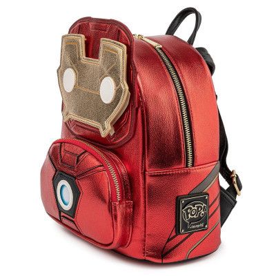 Рюкзак шкільний Loungefly POP Marvel - Iron Man Light-Up Mini Backpack (MVBK0161) | Зображення 4