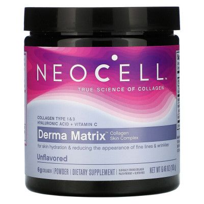 Витамин Neocell Коллагеновый Комплекс для Кожи в Порошке, Derma Matrix, NeoC (NEL-12958) - Топ Продаж!