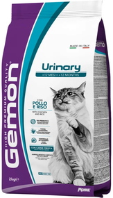 Сухий корм для котів Gemon Cat Urinary курка з рисом (2 кг)