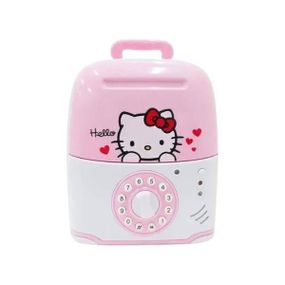 Копилка сейф чемоданчик Hello Kitty Розовый