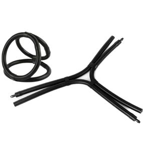 Потрійне рекційне кільце — Black Trio чорний sexstyle