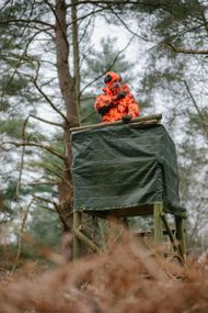 Рукавиці в'язані 100 зелені - 2XL-3XL