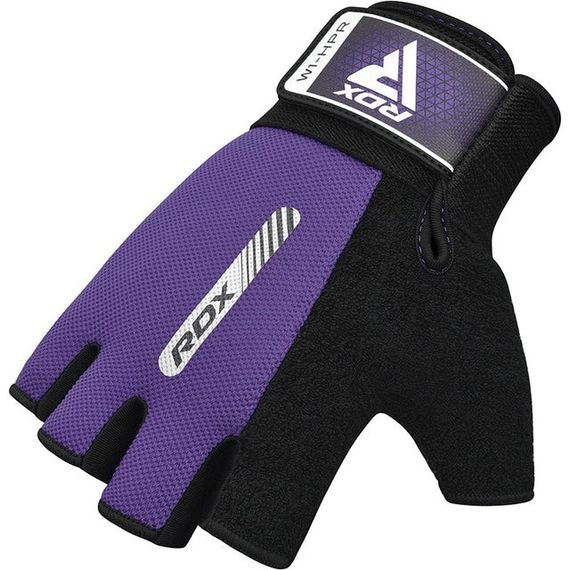 Рукавички для фітнесу RDX W1 Half Purple S | Зображення 3