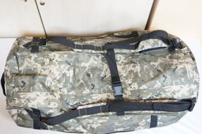 Тактическая сумка баул, камуфляж пиксель зеленый объем 100 л