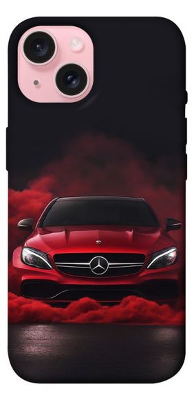 Чохол з картинкою Red Mercedes для Apple iPhone 15 (6.1")