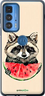 Чохол на Motorola Edge 20 Pro Єнотик з кавуном "4605u-2662-2448"