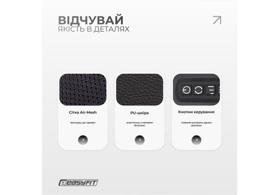 Масажер для шиї EasyFit Shiatsu (шиацу-масаж плечей та тіла роликовий) (EF-2101) | Зображення 4