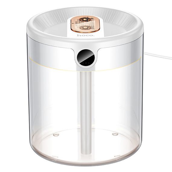 Зволожувач повітря Hoco HX31 Dual spray humidifier with digital display White | Зображення 2