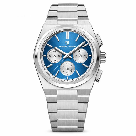 Чоловічий годинник Pagani Design PD-1761 Silver-Blue