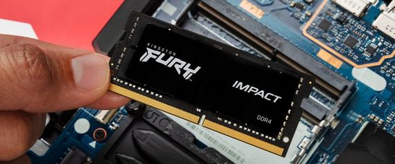 Пам&#039;ять ноутбука Kingston DDR4 16GB KIT (8GBx2) 3200 FURY Impact KF432S20IBK2/16 | Зображення 4