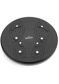 Диск здоров'я Queenfit з масажером чорний