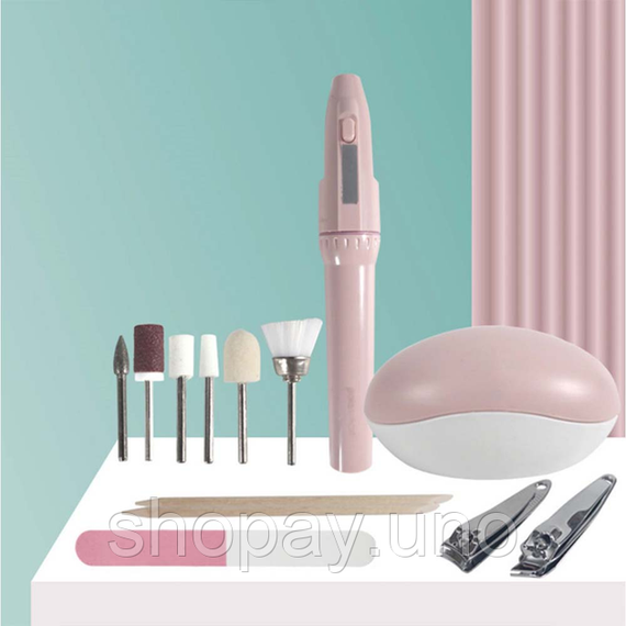 Фрезер для маникюра педикюра BEAUTY Manicur Pedicur Set / Домашний набор для маникюра и педикюра