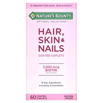 Витаминно-минеральный комплекс Nature's Bounty Витамины для Волос, Кожи и Ногтей, Hair, Skin & Nails, 60