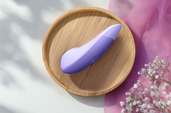 Кліторальний вакуумний стимулятор 2 в 1 Womanizer Enhance з вібрацією, бузковий Sex Aura | Зображення 7