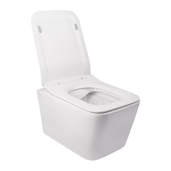 Унітаз підвісний Qtap Crow безободковий з сидінням Soft-close QT05335170W | Зображення 4