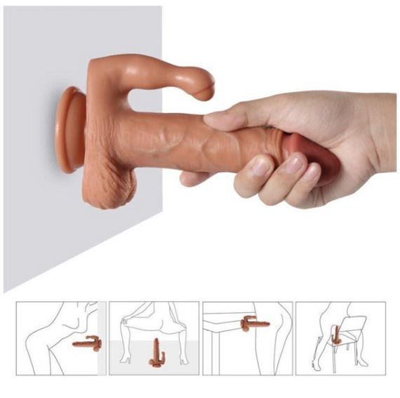 Вібратор із подвійною стимуляцією і з 20 режимами вібрації Brody vibrating Sex Aura | Зображення 6