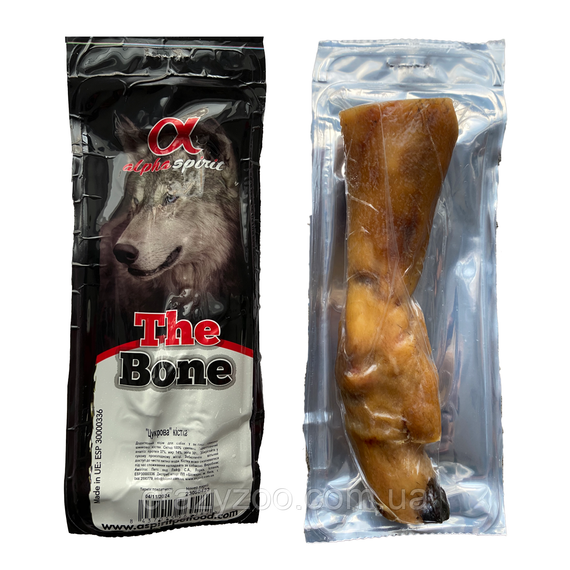 Лакомство для собак Alpha Spirit Ham Bone Leg Vacuum мясная косточка 20x6 см as90076