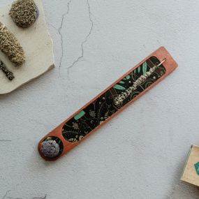 Дерев’яна підставка Квітковий дизайн 5×29,5 см Sagrada Madre 7798348233307-3