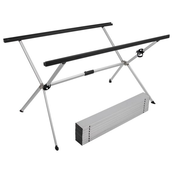 Стіл Bo-Camp Lamel 121x80 cm Aluminium (1404438) | Зображення 6