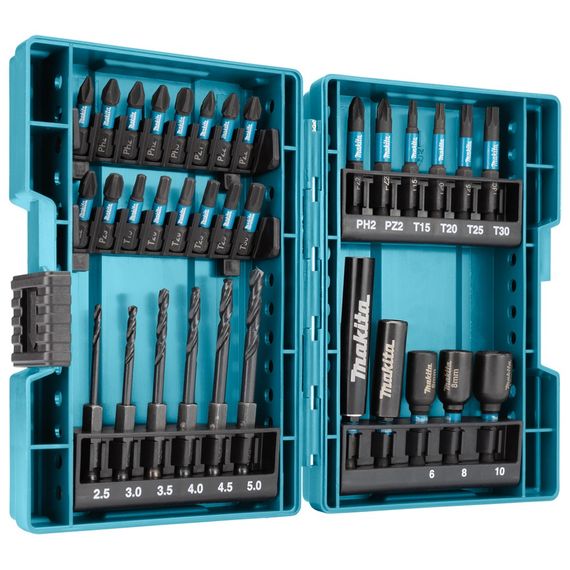 Набір біт та свердл (33 предметів) Makita Impact Black B-66896 | Зображення 1