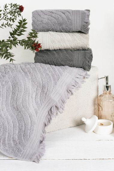 Набор полотенец 70х140 см Pupilla Salda, банные 4 шт. | Зображення 1