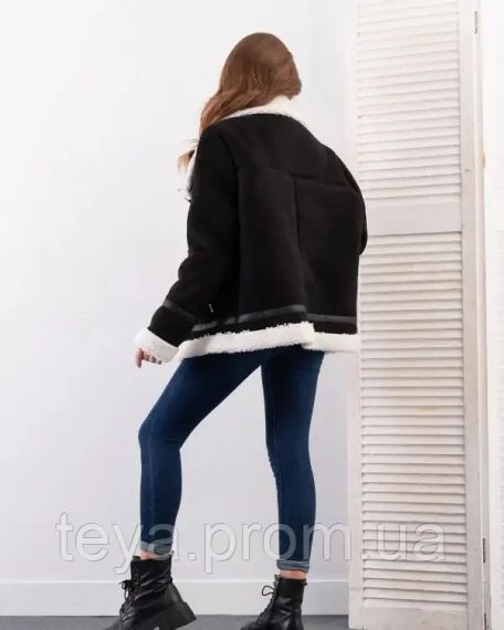 Куртка колір чорний розміри S, M, L, XL FI_009011 | Зображення 2