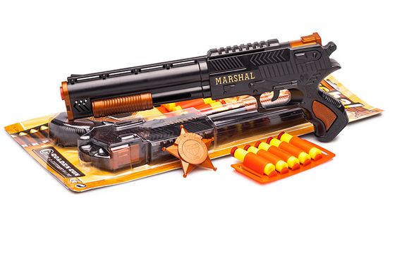 Іграшковий дробовик "Marshal" Golden Gun 915GG з м'якими кулями | Зображення 2