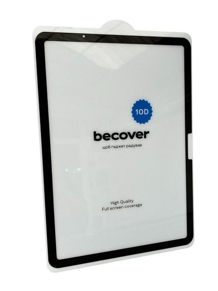 Защитное стекло BeCover 10D для планшета Apple iPad Air 11" 2024 (A2902 / A2903 / A2904) - Black