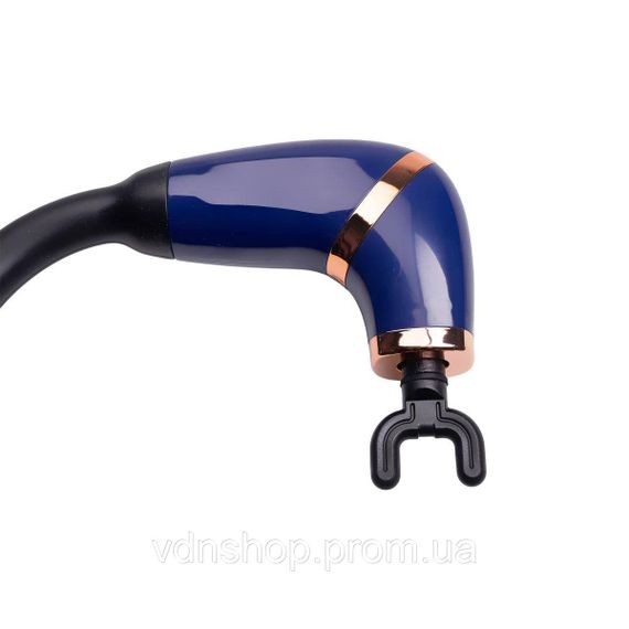 Перкусійний ручний масажер акумуляторний 17 Вт зарядка від USB до 3200 об/хв Синій HP-11-11BL | Зображення 3