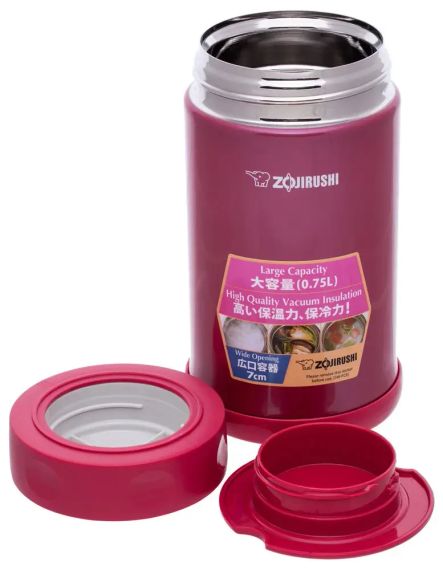 Харчовий термоконтейнер ZOJIRUSHI SW-FCE75PJ 0.75 л Raspberry | Зображення 1