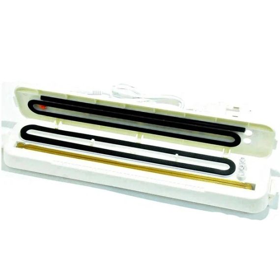 Вакуумний пакувальник продуктів білій Vacuum Sealer кухонний вакууматор для дому | Зображення 4