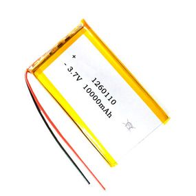 Аккумулятор 1260110 Li-pol 3.7В 10000мАч для Powerbank, планшетов, GPS - Топ Продаж!