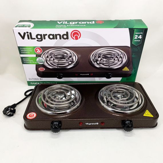 Настільна плита ViLgrand VHP132. Колір: коричневий | Зображення 5